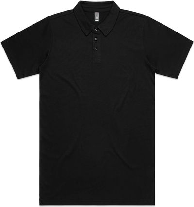 Am image of a Custom AS Colour Men's Chad Polo in Black!