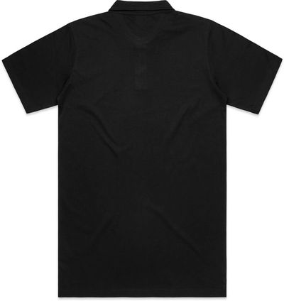 Am image of a Custom AS Colour Men's Chad Polo in Black!