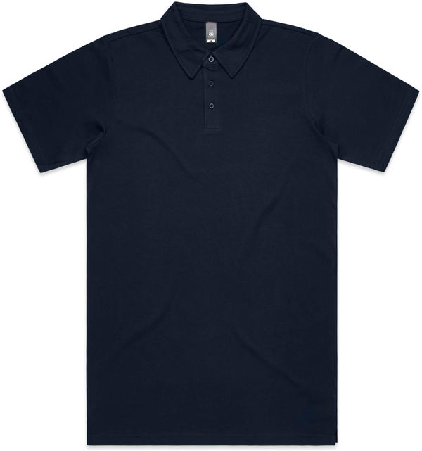 Am image of a Custom AS Colour Men's Chad Polo in Navy!