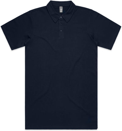 Am image of a Custom AS Colour Men's Chad Polo in Navy!