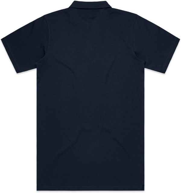Am image of a Custom AS Colour Men's Chad Polo in Navy!