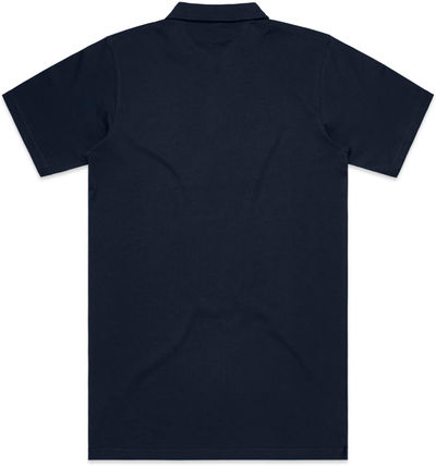 Am image of a Custom AS Colour Men's Chad Polo in Navy!