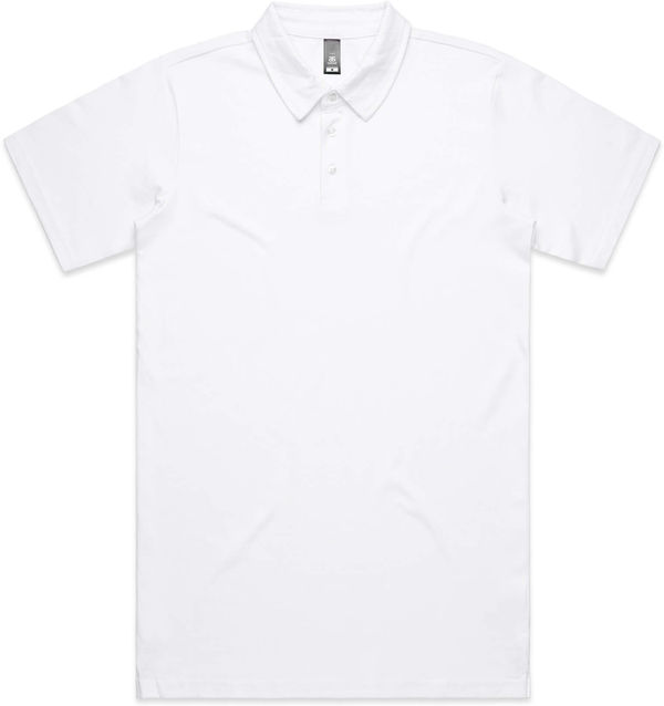 Am image of a Custom AS Colour Men's Chad Polo in White!