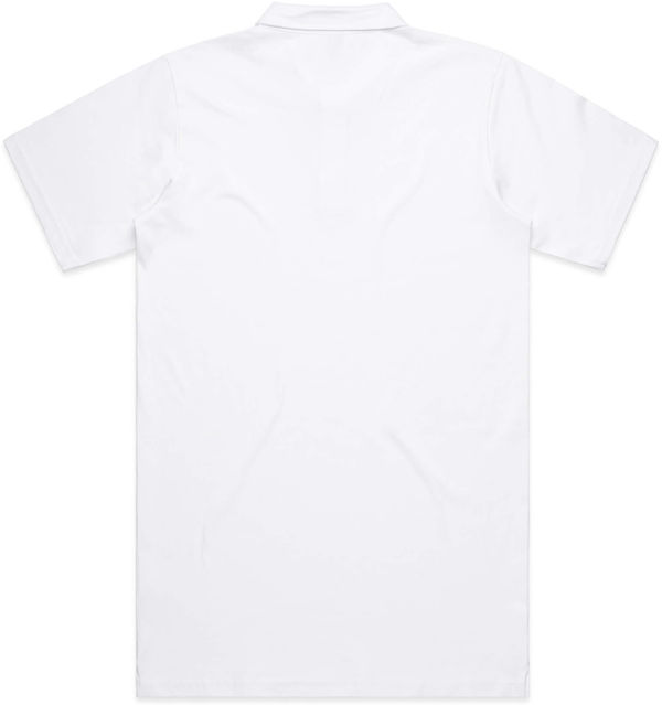 Am image of a Custom AS Colour Men's Chad Polo in White!