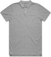 Am image of a Custom AS Colour Men's Pique Polo in Athletic Heather!