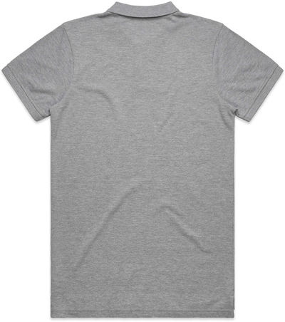 Am image of a Custom AS Colour Men's Pique Polo in Athletic Heather!