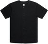Am image of a Custom AS Colour Mens Heavy Baseball Jersey in Black!