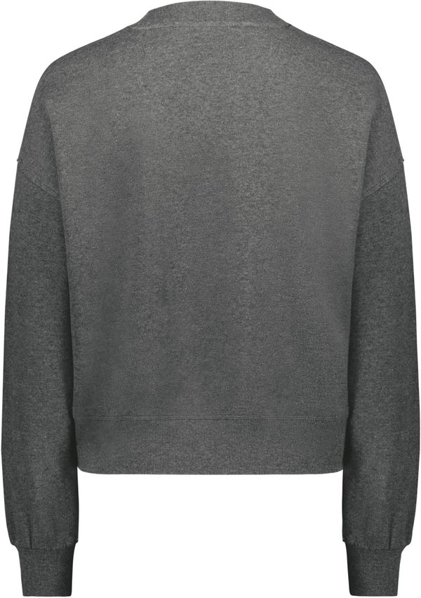 Am image of a Custom Augusta Ladies Slouchy Crew in Carbon Heather!