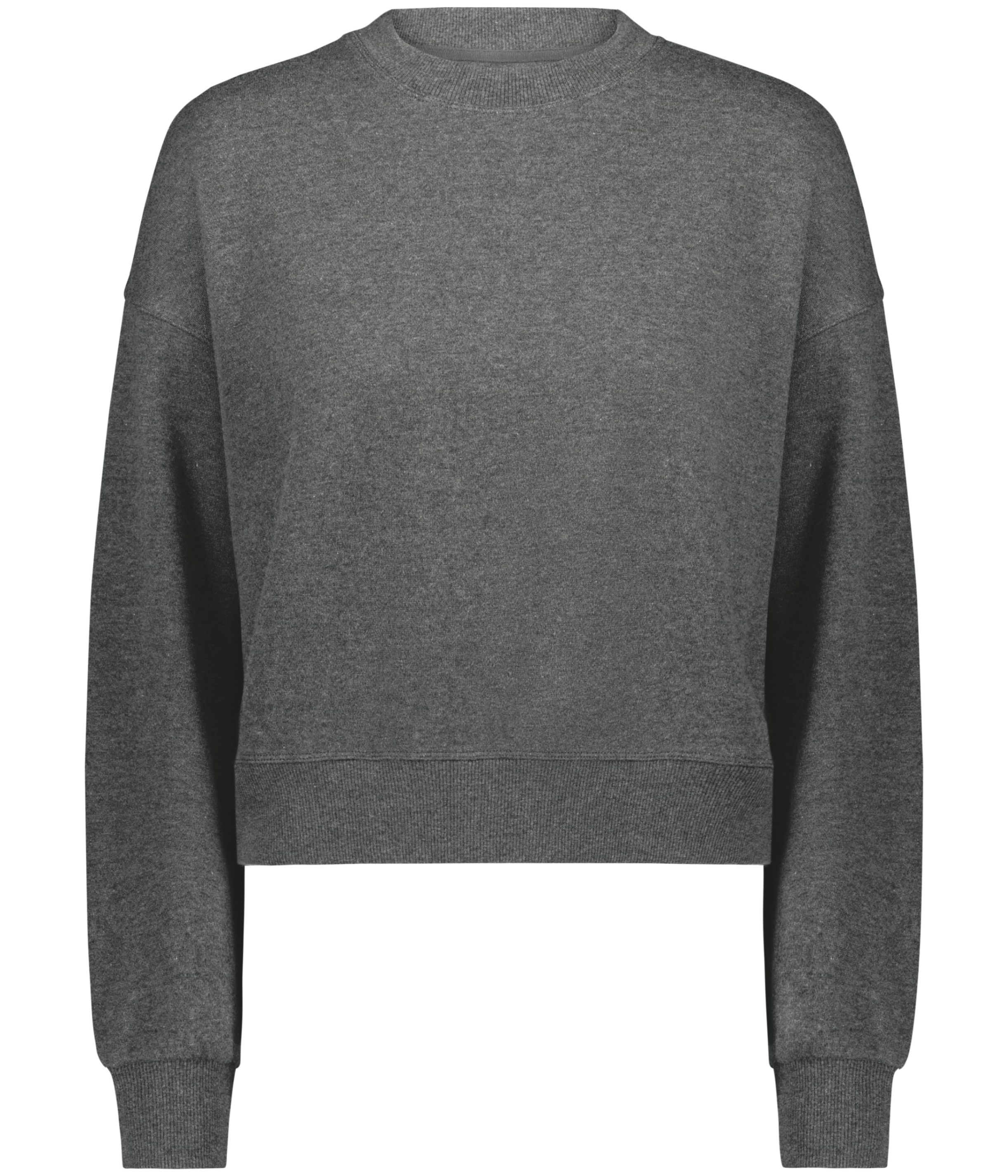 Augusta Ladies Slouchy Crew in Carbon Heather