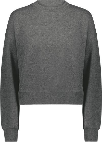Am image of a Custom Augusta Ladies Slouchy Crew in Carbon Heather!