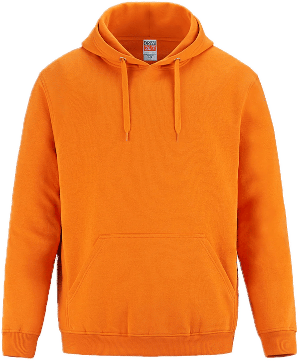Am image of a Custom CSW Vault Adult Pullover Hoodie in Orange!
