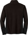 Am image of a Custom Port Authority RTek Pro Fleece Full Zip Jacket in Black/Black!