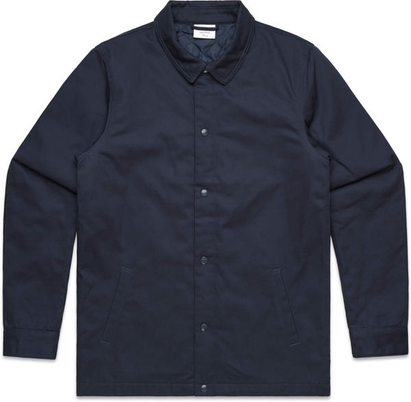 Am image of a Custom AS Colour Men's Work Jacket in Navy!