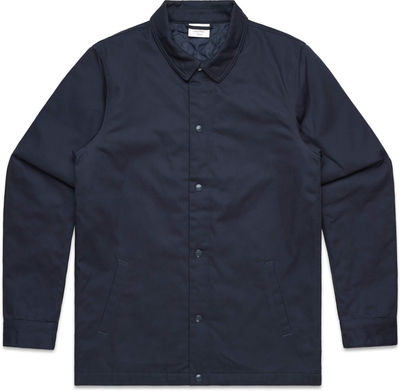Am image of a Custom AS Colour Men's Work Jacket in Navy!