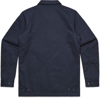 Am image of a Custom AS Colour Men's Work Jacket in Navy!