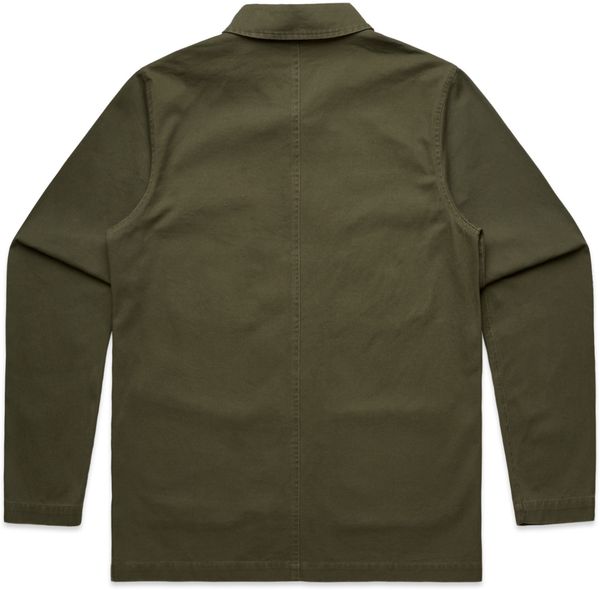 Am image of a Custom AS Colour Mens Chore Jacket in Army!