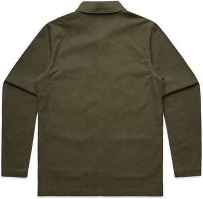 Am image of a Custom AS Colour Mens Chore Jacket in Army!