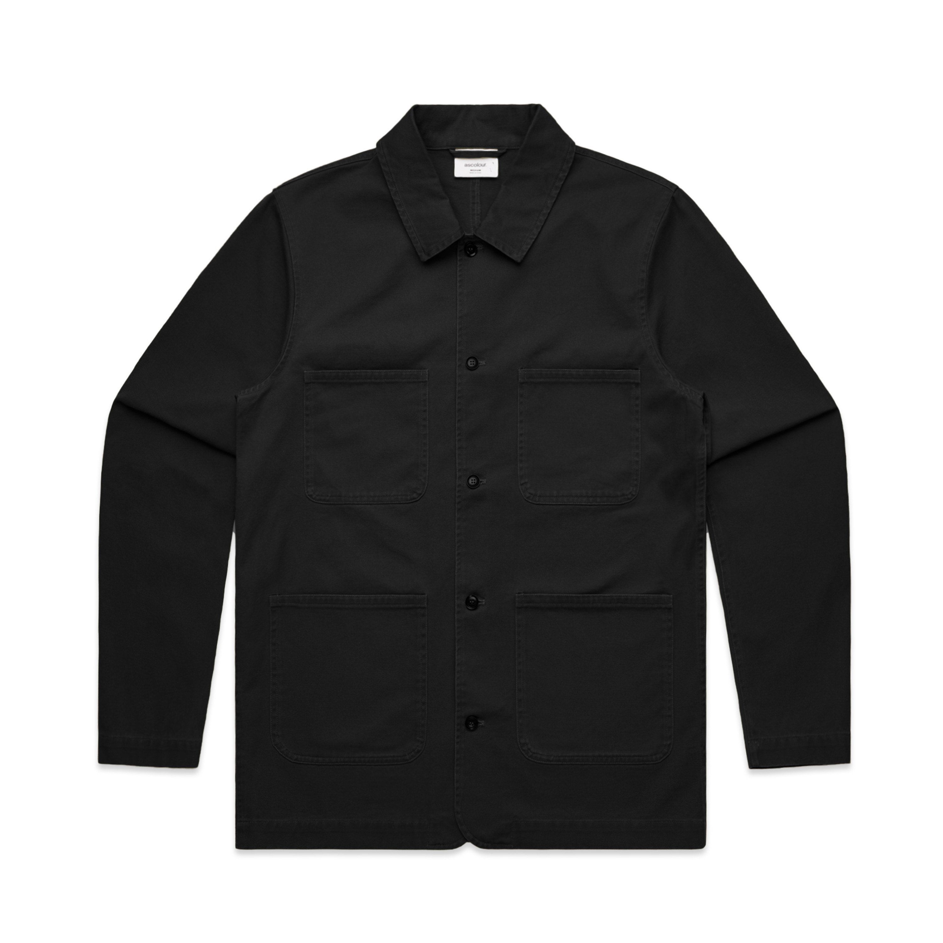 AS Colour Mens Chore Jacket in Black