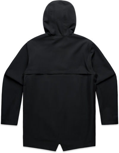 Am image of a Custom AS Colour Mens Tech Jacket in Black!