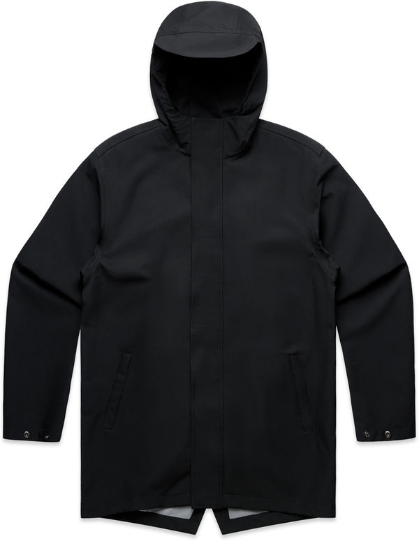 Am image of a Custom AS Colour Mens Tech Jacket in Black!