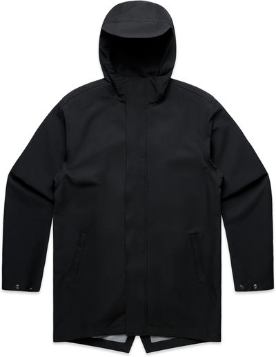 Am image of a Custom AS Colour Mens Tech Jacket in Black!