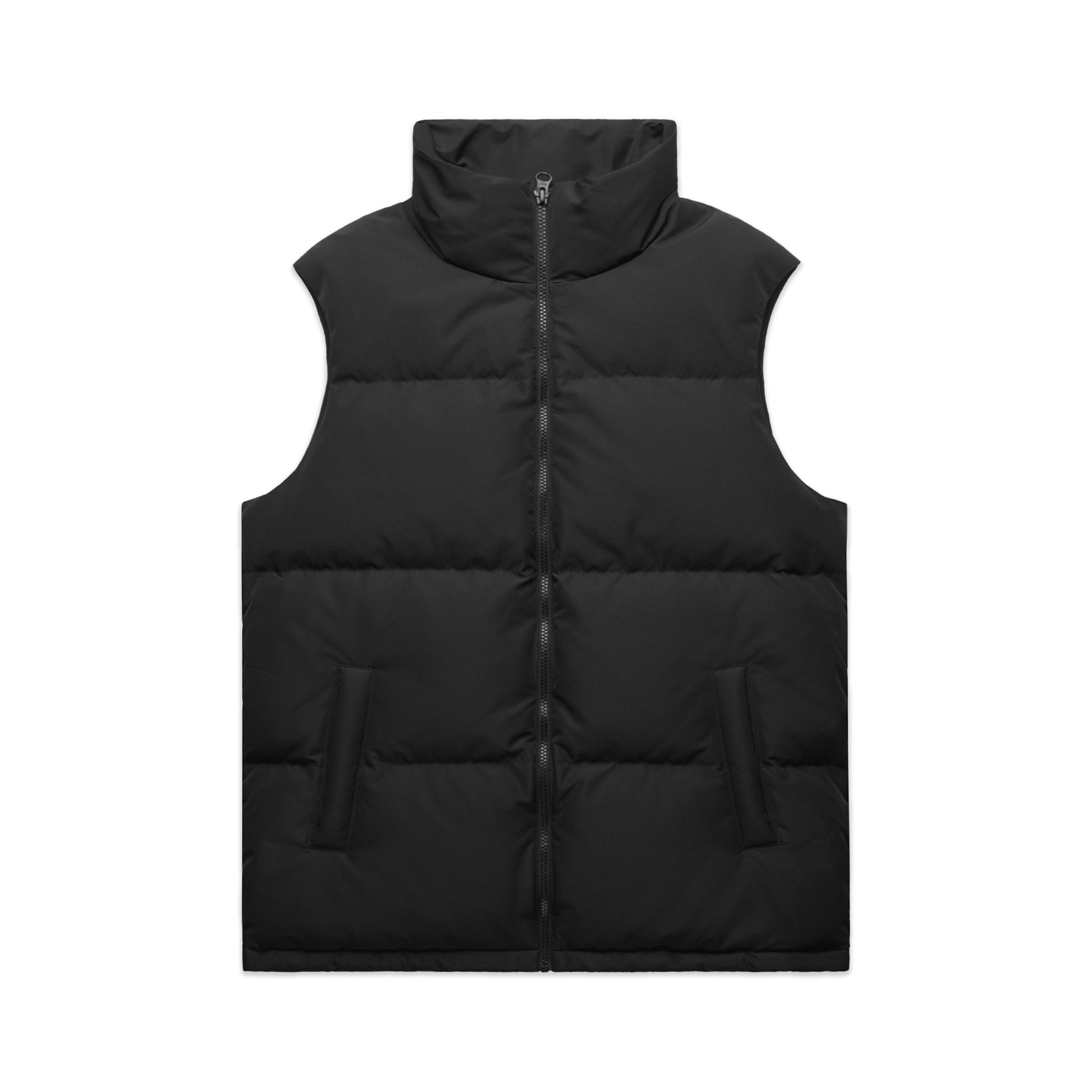 Custom AS Colour Mens Puffer Vest - Coastal Reign