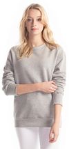 Am image of a Custom Jerico Premium Eco Fleece Crewneck Sweatshirt in Heather Grey!