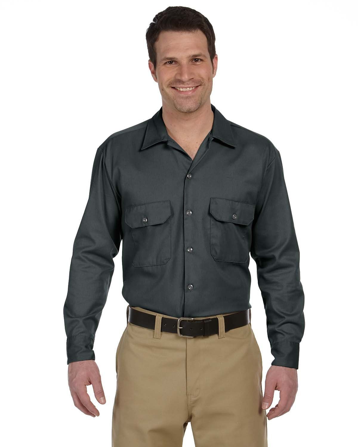 Dickies Long Sleeve Custom Work Shirt | ePromos