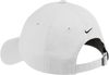 Am image of a Custom Nike Unstructured Twill Cap in True White!