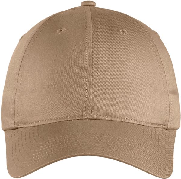 An image of a Custom Nike Unstructured Twill Cap in Dark Khaki!