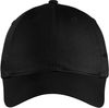Am image of a Custom Nike Unstructured Twill Cap in Deep Black!