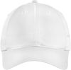 Am image of a Custom Nike Unstructured Twill Cap in True White!