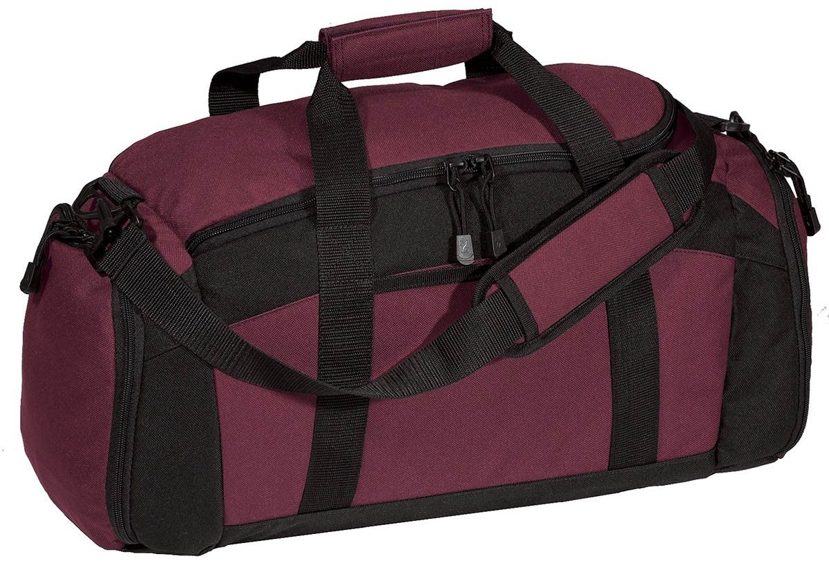 Port Authority Gym Bag in Maroon