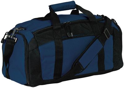 Am image of a Custom Port Authority Gym Bag in Navy!