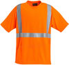 Am image of a Custom Sumaggo High Visibility Polyester Wicking Shirt in HV ORANGE!