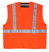 Am image of a Custom Sumaggo High Visibility 5 point Tear Away Vest in Orange!