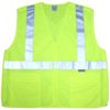Am image of a Custom Sumaggo High Visibility 5 point Tear Away Vest in Lime!