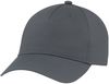 Am image of a Custom AJM Polycotton 5 Panel Constructed Full Fit Five Cap in Charcoal!