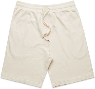 Am image of a Custom AS Colour Mens Stadium Shorts in Ecru!