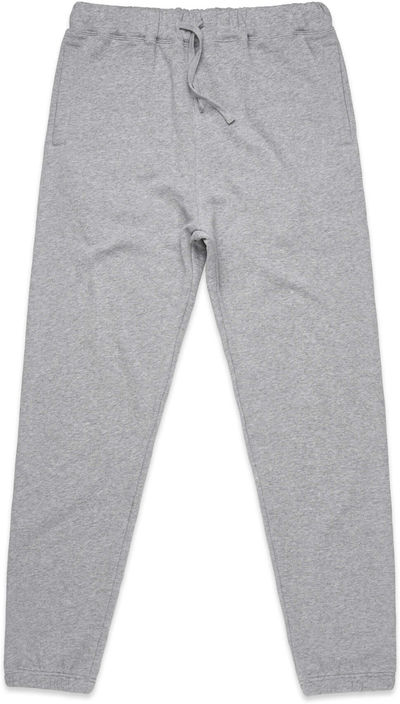 Am image of a Custom AS Colour Men's Surplus Track Pants in Athletic Heather!