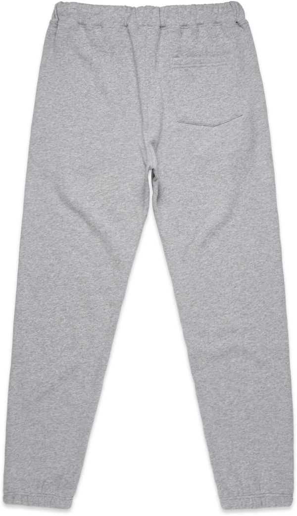 Am image of a Custom AS Colour Men's Surplus Track Pants in Athletic Heather!