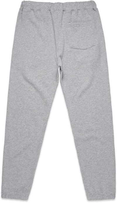 Am image of a Custom AS Colour Men's Surplus Track Pants in Athletic Heather!