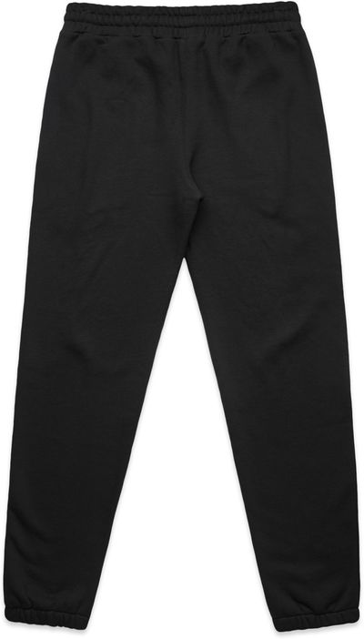 Am image of a Custom AS Colour Mens Stencil Track Pants in Black!
