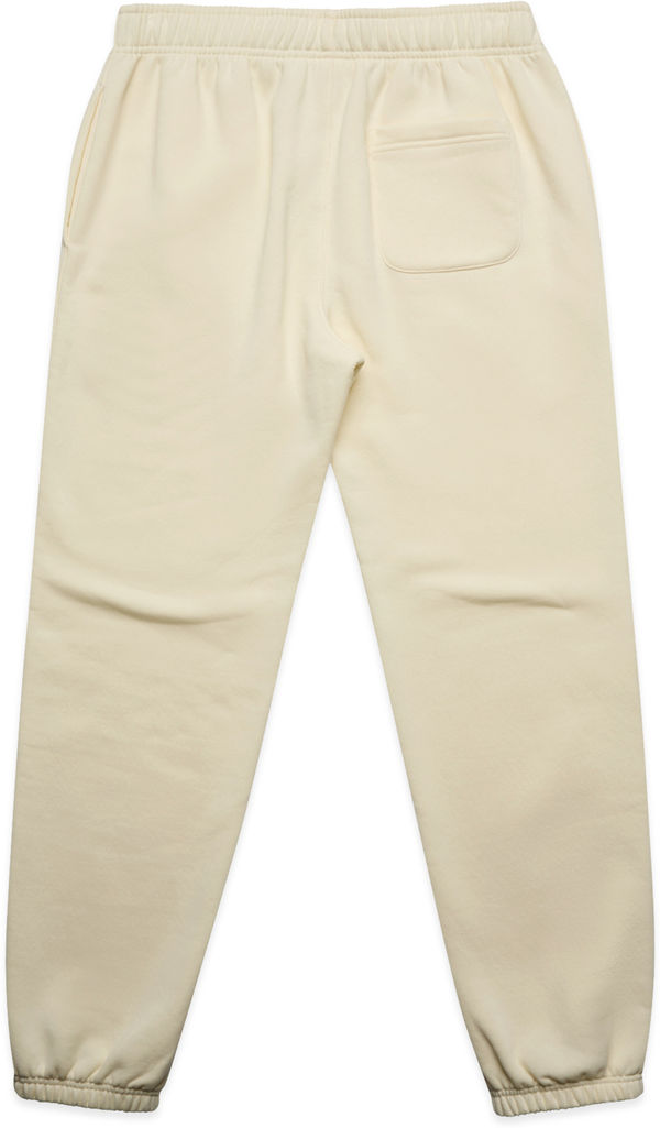 Am image of a Custom AS Colour Mens Relax Track Pants in Butter!