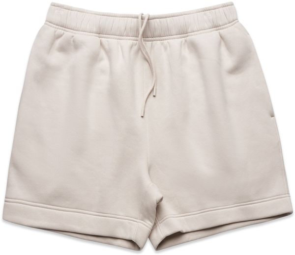 Am image of a Custom AS Colour Mens Relax Track Shorts in Bone!