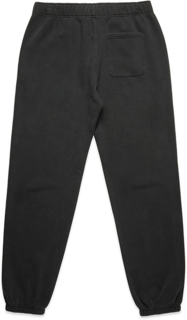 An image of a Custom AS Colour Relax Faded Track Pants in Faded Black!