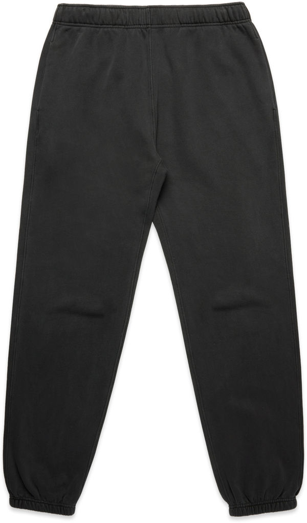 An image of a Custom AS Colour Relax Faded Track Pants in Faded Black!