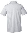 Am image of a Custom Puma Golf Men's Icon Heather Polo in Bright White!