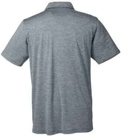 Am image of a Custom Puma Golf Men's Icon Heather Polo in Quiet Shade!