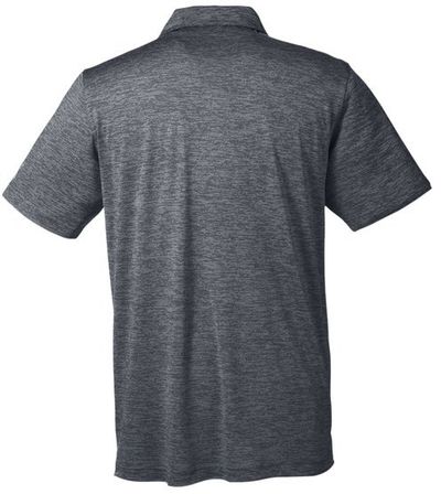 Am image of a Custom Puma Golf Men's Icon Heather Polo in Puma Black!
